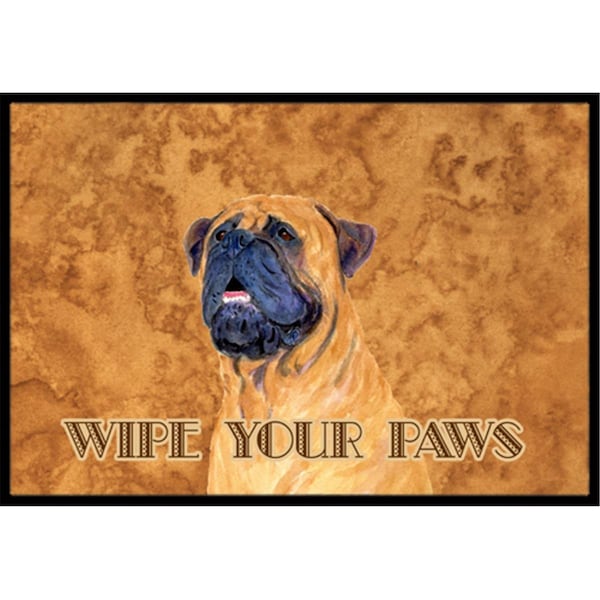 Carolines Treasures 18 X 27 In. Mastiff Wipe Your Paws Indoor Or Outdoor Mat CA74615 - main